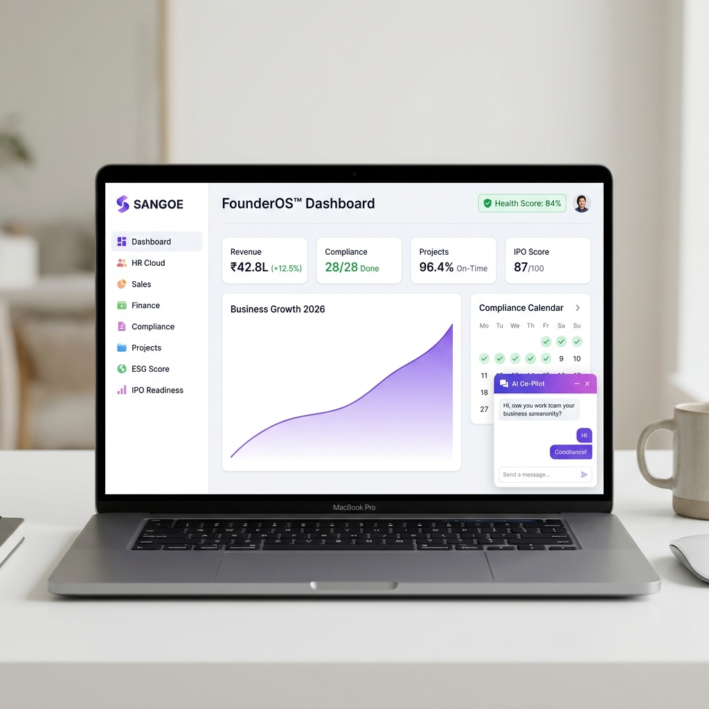 Sangoe FounderOS Dashboard